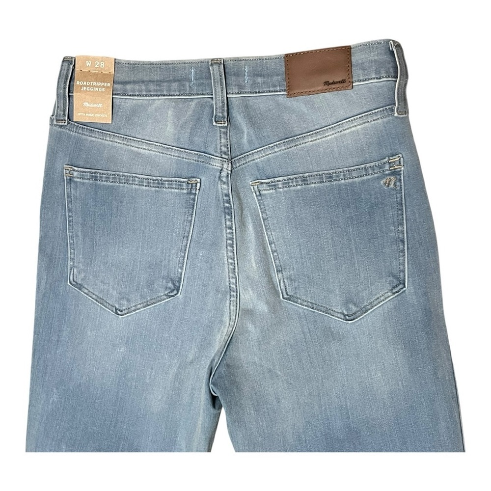 Madewell Light Blue High-Rise Skinny Jeans - Picture 7 of 15